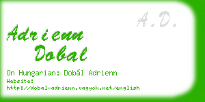 adrienn dobal business card